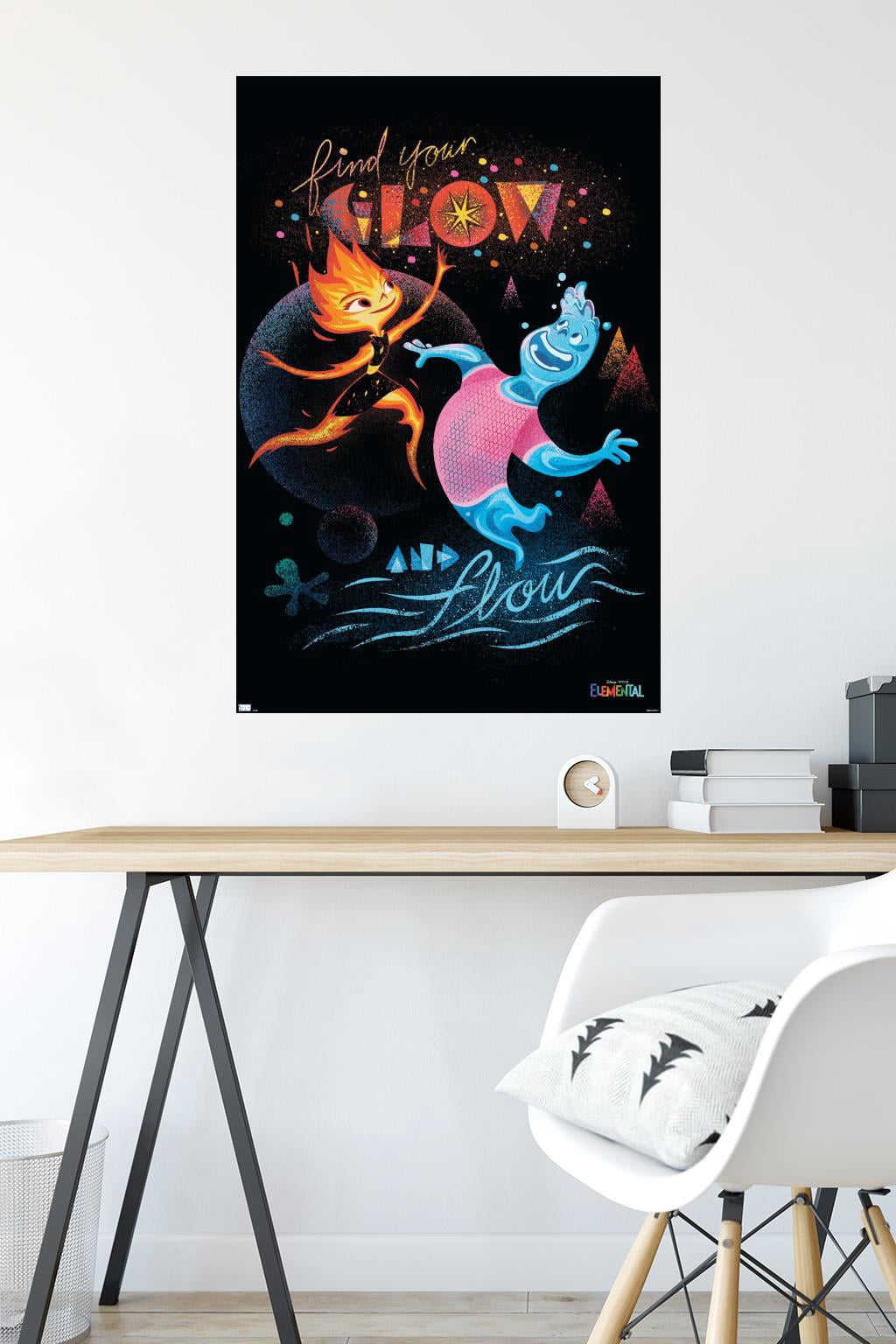 Disney Pixar Elemental - Find Your Glow Wall Poster, 22.375" x 34"
