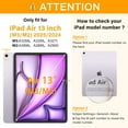 thumbnail image 2 of Case for iPad Air Case M / M for Kids Shockproof Rugged Case with Builtin Screen Protector Rotating Stand Pencil Holder Shoulder Strap for iPad Air &, 2 of 7