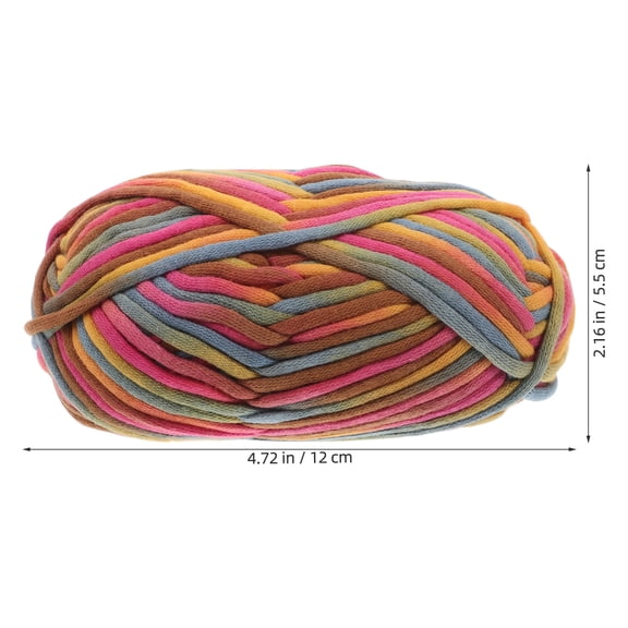 Masteelf Colorful Knitting Yarn Chunky Fabric Crochet Cloth T Shirt Yarn Cotton Nylon Yarn For Diy Knitted Art Basket Bag Cushion Adults Kids