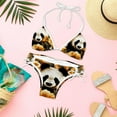 thumbnail image 6 of Panda Sunflower Detachable Sponge Adjustable Strap Bikini Set Swim Wear 2-Pack Beach Swimsuit, 6 of 6
