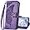 Purple, variant on Compatible with iPhone 14 Wallet Case for Women,Butterfly Embossed PU Leather Flip Folio Cover Credit Card Holder Slots Stand Wallet Phone Case for iPhone 14 6.1 Inch (Rose Gold)
