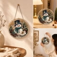 thumbnail image 2 of Dalang Christmas Diamond Art Wreath, Acrylic Rhinestone Hanging Ornament, Sparkling Front Door Window Wall Holiday Home Decor, 7.9 in, 2 of 7