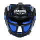 thumbnail image 5 of Casco de boxeo, protección para la frente y los oídos, parrilla facial extraíble, protección facial completa engrosada, cubierta facial para entrenamiento azul m, 5 of 8