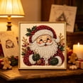 thumbnail image 2 of DIY Christmas Pearl Diamond Painting Art Kit with Frame, DIY 3D Pearl Art Craft Kit, Holiday Christmas Wall Decor, Handmade Home Decoration Gift for Adults, 2 of 6