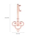 thumbnail image 1 of 50 Unids/set Llave Abrebotellas Aleación de zinc Accesorio de apertura de llave Recuerdos de boda con etiquetas colgantes Cajas de azúcar Cuerdas rosadas(#1) Khall JY40310-01, 1 of 1