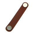 thumbnail image 2 of Luzkey 10xHandmade Leather Suitcase Handle Drawer Cabinet Leather Handle Pulls Knob Brown_3, 2 of 8