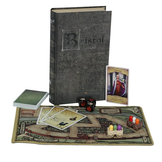 Juego de mesa Bristol 1350 de estrategia, engaño y suerte para 1 a 9 jugadores