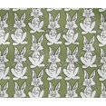 thumbnail image 4 of oneOone Cotton Flex Fabric Rabbit Block Print Fabric By The Yard 40 Inch Wide, 4 of 4