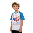 thumbnail image 4 of Huowey Patriotic Shirts For Toddler Boys Summer Tops Short Sleeve Crewneck 4Th Of July Print 250Th Anniversary Tee Summer Comfort Soft Relaxed Fit Kids Casual Basic Shirt Independence Day,5-6 Years, 4 of 4