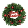 thumbnail image 5 of Christmas Wreath Wreath for Front Door Christmas Wreath Door Hanging Holiday Garland Decoration for Bedroom Home Garden Party D, 5 of 8