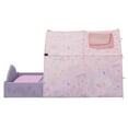 Disney Princess Sleep and Play Toddler Bed with Tent by Delta Children