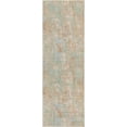 thumbnail image 2 of Rugs.com Lotus Collection Rug – 2' x 6' Runner Teal Low Rug Perfect For Hallways, Entryways, 2 of 9