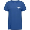 thumbnail image 2 of Women's Levelwear Blue Tampa Bay Lightning Influx Club Patch 2.0 T-Shirt, 2 of 3