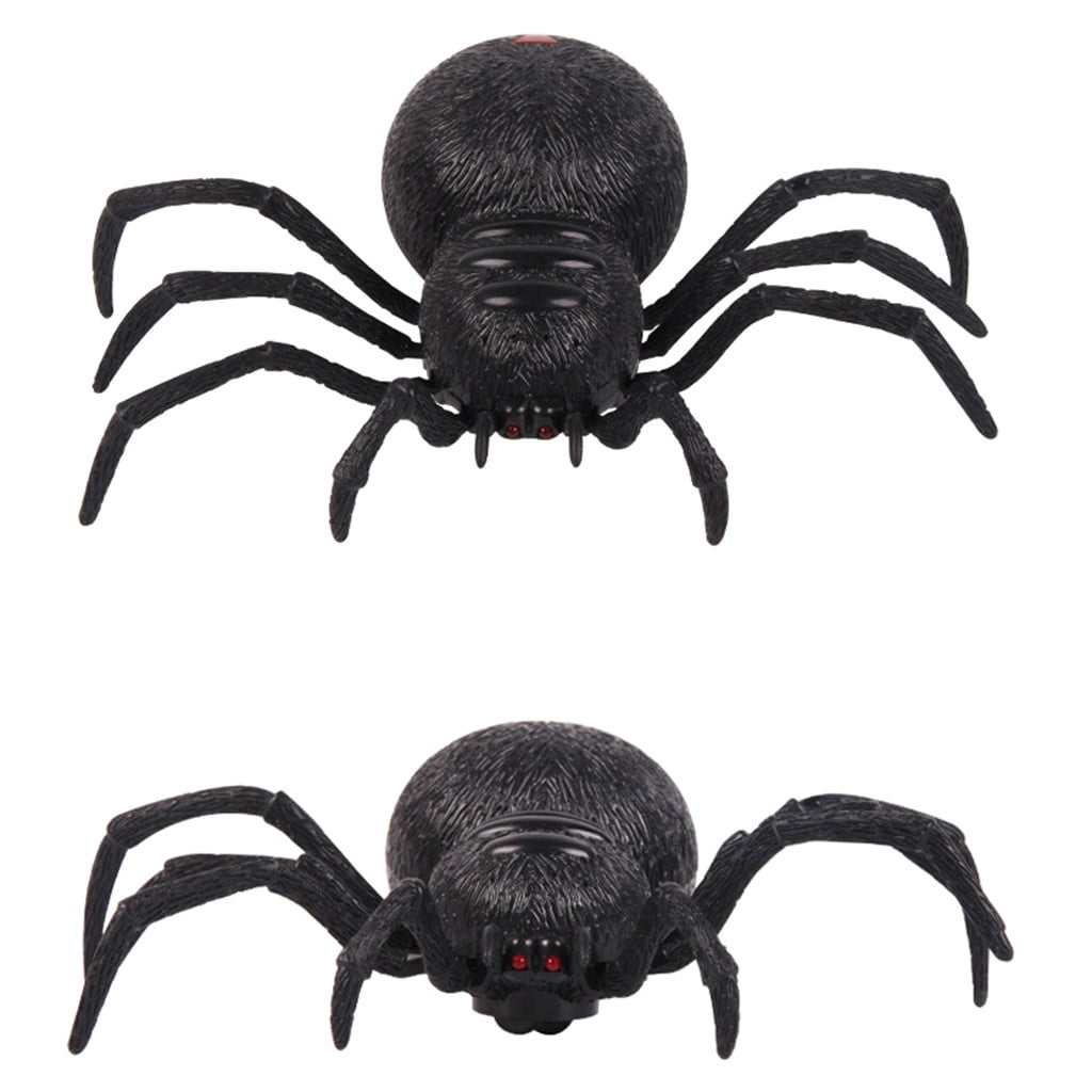 RC Wall Climb Spider Simulation Joke Scary Trick Scared Electronic Spider Toy A 