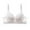 White, variant on Sngxgn Comfort Wireless Lace Bralette for Women, Light Padded Bra, Longline Bralette with Soft C up Foam(Black,100D)