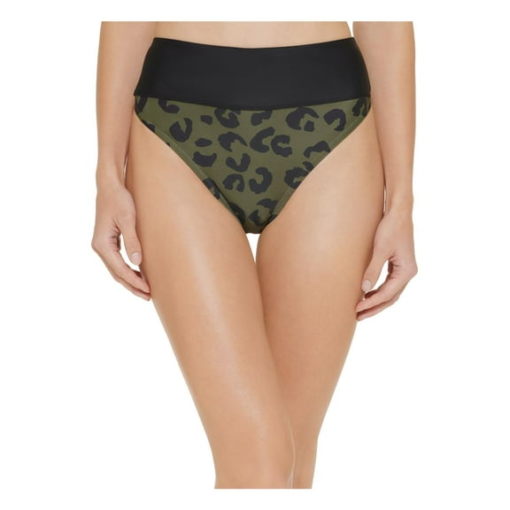 DKNY Womens Printed High-Waist Swim Bottom Separates