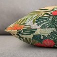 thumbnail image 4 of Hibiscus Flowers Pillow Cover 12x20 inch Summer Colorful Hawaiian Tropical Plants Palm Leaf Pillows Decorative Throw Pillows Farmhouse Decor for Home Cushion Case, 4 of 6
