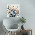 thumbnail image 4 of ARISTURING Square Canvas Wall Art: Contemporary Coastal Beach, Neutral Nature, Modern Fractial Floral, Multi Color Flower Abstract Wall Art for Home & Office - 16x16 inch, 4 of 4