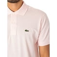 thumbnail image 4 of Lacoste Classic Fit Polo Shirt, Pink, 4 of 5