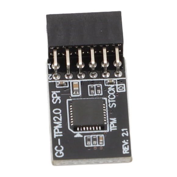 Módulo De Seguridad De Cifrado TPM 2.0, Interfaz SPI Plug And Play Módulo De Tarjeta Remota TPM 2 X 6P GA 12-1 Pin Rendimiento Mejorado Para Placa Base