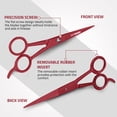 thumbnail image 2 of Utopia Care Hair Cutting and Hairdressing Scissors 6.5 Inch, Premium Stainless Steel Shears with Smooth Razor and Sharp Edge Blades for Salons, Men, Women and Kids, Red, 2 of 7