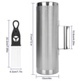 thumbnail image 2 of 12" x 4" Metal Guiro Shaker Stainless Steel Guiro Instruments with Scraper Musical Instruments Latin Percussion Instrument, 2 of 7