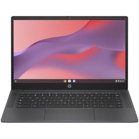New HP Chromebook 14a-nf0000nr 14" Intel Processor N100 up to 3.4 GHz 4GB RAM 64GB eMMC Intel UHD Graphics ChromeOS Laptop, Black - 9P988UA
