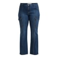 thumbnail image 5 of Sofia Jeans Women's Plus Marisol Bootcut Mid Rise Cargo Jeans, 0-28W, 5 of 5