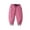 Pink, variant on Kids Winter Snow Pant Waterproof Puffer Down Pants with Pocket Warm Trousers 2-7T