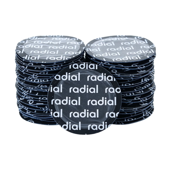 Radial Tire Patch, 2 1/4" (57 mm) 60 pcs, Heavy Duty All Purpose Round Patches, Repair Kit for Car, Motorcycle, Bike, Truck Inner Tires (TP-602)