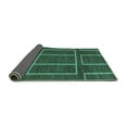 thumbnail image 2 of Ahgly Company Indoor Rectangle Abstract Turquoise Blue Modern Area Rugs, 2' x 3', 2 of 4