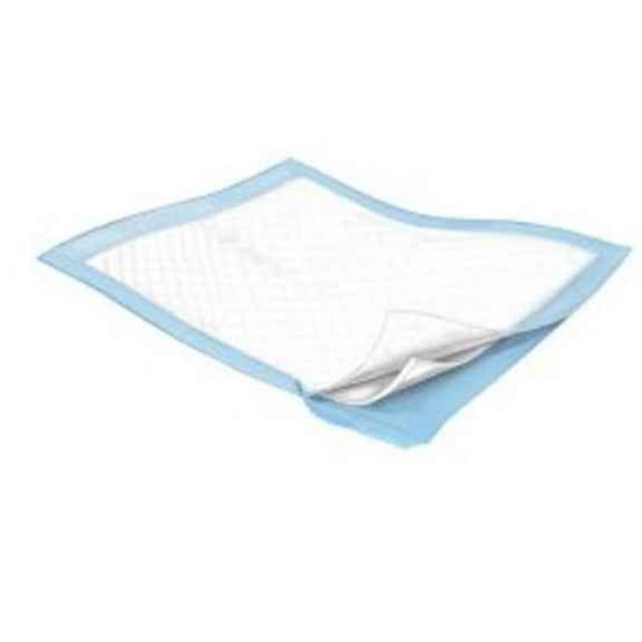 Underpad Wings™ 17 X 24 Inch Disposable Fluff Light Absorbency Case of 300