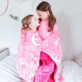 thumbnail image 6 of Unicorn Sleeping Bag Glow in The Dark Slumber Bag for Girls 66x30 in, 6 of 9