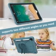 thumbnail image 6 of JTCASES for iPad 6th Generation 9.7 inch 2017 2018, iPad Air 2 Gen Case, Crossbody Lanyard Pencil Holder Butterfly Wings Kickstand PC Silicone Kids-friendly Sockproof Back Shell, Darkgreen, 6 of 8