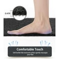 thumbnail image 4 of Non Slip Shower Mat, Comfortable Bath mat for Textured Surface,Quick Drying Easy Cleaning Shower Floor Mat for Wet Area,Without Suction Cups Black 16 x 24, 4 of 9