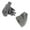Gray, variant on Men's Thermal Knit Winter Gloves And Beanie Set With Polar Fleece Lining- Winter Gloves & Hat Set (Black)