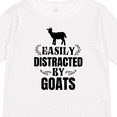thumbnail image 4 of Inktastic Easily Distracted by Goats Boys or Girls Long Sleeve Toddler T-Shirt, 4 of 5