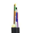 thumbnail image 5 of 12 Fiber Indoor/Outdoor Fiber Optic Cable, Multimode 62.5/125, Plenum Rated, Black, Spool, 1000ft, 5 of 7
