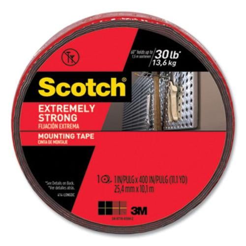 3M Extreme Mounting Tapes, All Weather, 1 in x 33.3 ft