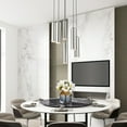 thumbnail image 6 of 46756-91 Livex Lighting Ardmore - 6 Light Pendant in Mid Century Modern Style - 19 Inches wide by 16.5 Inches high-Brushed Nickel Finish, 6 of 7