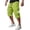 BXY50-Fluorescent Green, variant on Cargo Shorts For Men Below The Knee Baggy Stretch Bermuda Tactical Capri Shorts Multi-Pockets Big And Tall Hiking Pants Cyan 2XL
