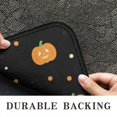 thumbnail image 6 of Halloween Pumpkin Non Slip Washable Door Mat Horror Pumpkin Ghost Doormat Funny for Door Kitchen Bathroom Bedroom Crystal Velvet 30x17 Inches, 6 of 7