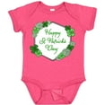 thumbnail image 3 of Inktastic Happy St. Patrick's Day Clovers Boys or Girls Baby Bodysuit, 3 of 5