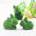 thumbnail image 3 of Zeus Desktop Ornament Realistic Looking Eye-catching Plastic Novelty Easter Bunny Statue Desktop Decor for Home, 3 of 7
