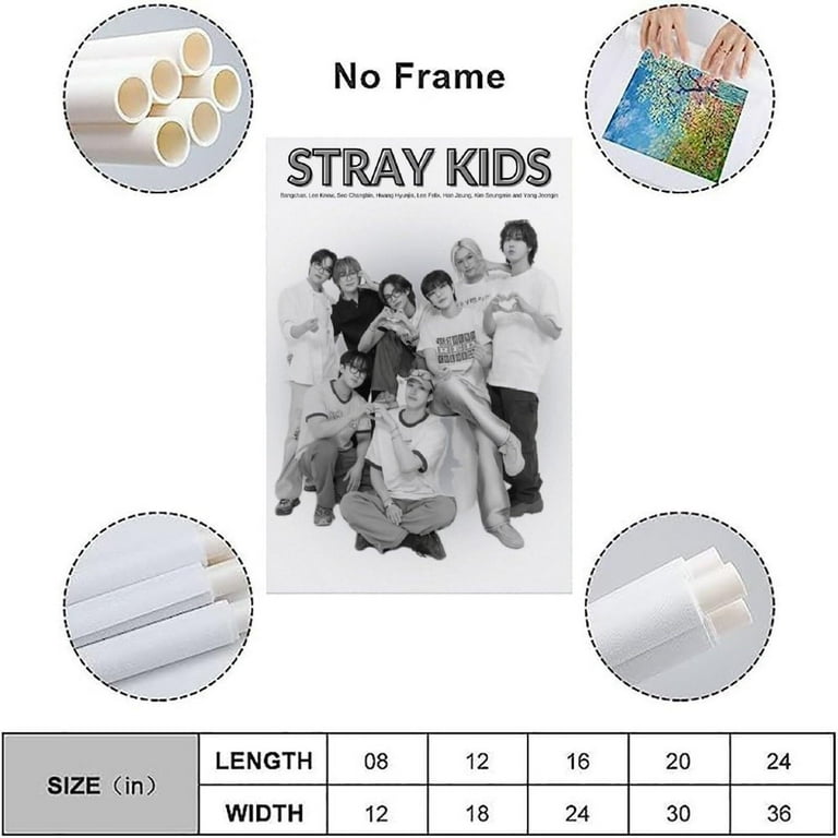 Skzoo And Stray Kids poster muurkunst canvas esthetische Cover