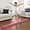 Pink, variant on GJWL 8ft Folding Medium-Density Foam Floor Balance Beam for Gymnastic and Tumbling