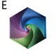 thumbnail image 2 of Impresión 3D transfronteriza: nuevo artefacto de descompresión hexagonal irritable fractal, figura de juego creativa y moderna, juguete infantil decorativo., 2 of 2