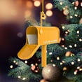 thumbnail image 3 of Custom Mailbox Ornament 2025 Mailbox Christmas Ornaments Post Office Christmas Ornaments Mailbox for Xmas Postal Christmas Ornaments Mailbox Personalized Christmas Tree Ornament (MB7) - 3163 (Red), 3 of 6