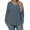 Gray Blue, variant on NISVIYA Plus Size Sweaters for Women Casual Long Sleeve Tops Dressy V-Neck Tunics Loose Fit Cute Ribbed T Shirts