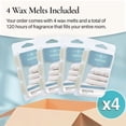 thumbnail image 3 of Calentadores de velas Wax Melts, etc. Classic Fresh Linen, 75 ml, paquete de 4, 3 of 9
